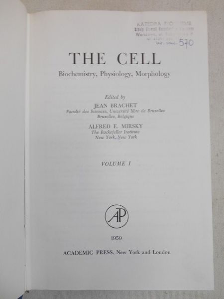 Brachet Jean (edit.) - The Cell