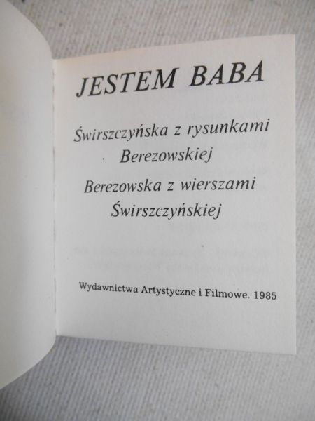 Świrszczyńska Anna - Jestem baba, Miniatura