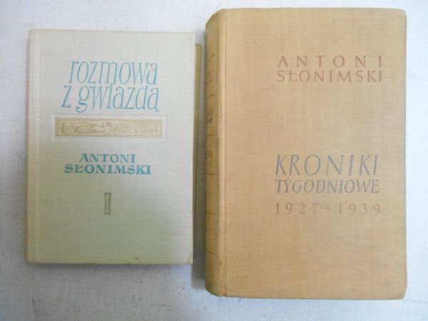 Słonimski Antoni - Rozmowa z gwiazdą / Kroniki tygodniowe