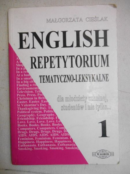 English. Repetytorium tematyczno-leksykalne 1