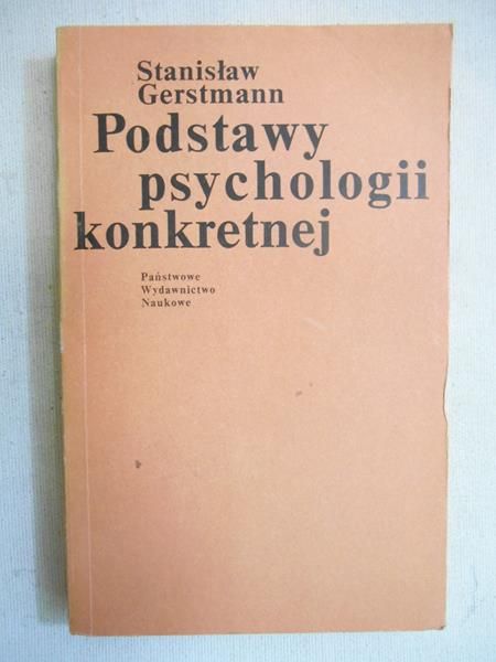 Podstawy psychologii konkretnej