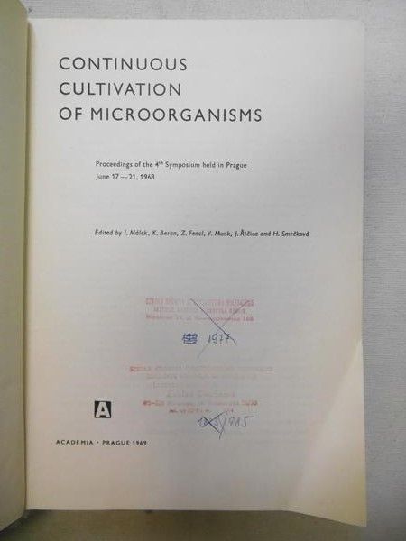 Continuous Cultivation of Microorganism