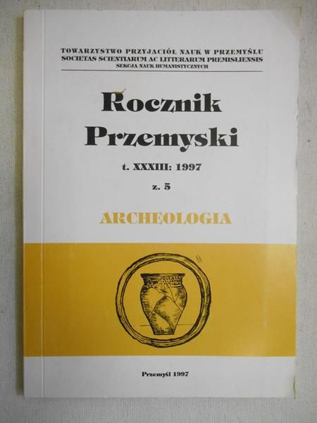 Krochmal Jacek (red.) - Rocznik Przemyski T. XXXIV 1997