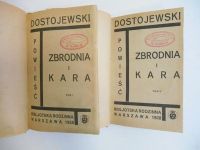 Zbrodnia i kara, Tom I-II, 1928 r.