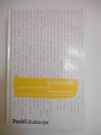 Słownik nazw osobowych i miejscowych