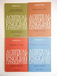 A Critical History of English Literature.T.1-4