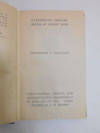Utilitarianism, Liberty, and Representative Government, 1944r.