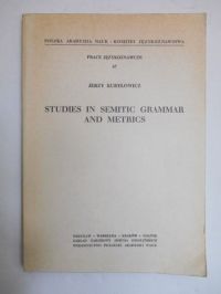 Studies in Semitic Grammar