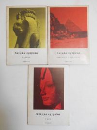 Michałowski Kazimierz (opr.) - Sztuka egipska, zestaw 3 książek