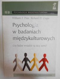 Psychologia w badaniach międzykulturowych
