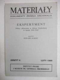 Materiały. Dokumenty, źródła, archiwalia