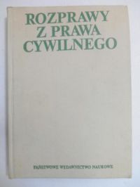 Rozprawy z prawa cywilnego