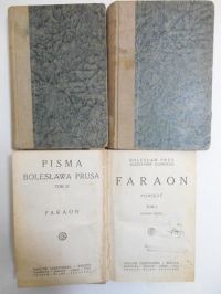 Prus Bolesław - Faraon, t. I-III, 1925 r.