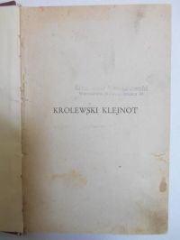 Kipling Rudyard- Królewski klejnot, 1939 r.