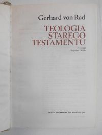 Rad von Gerhard - Teologia Starego Testamentu
