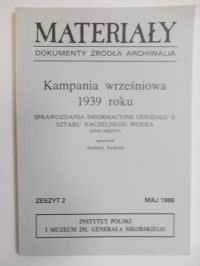 Suchcitz Andrzej (oprac.) - Kampania wrześniowa 1939 roku
