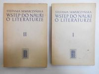 Wstęp do nauki o literaturze, T. I-II