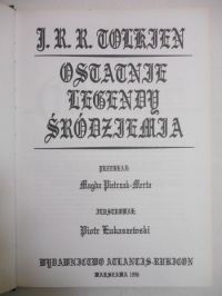 Ostatnie legendy Śródziemia