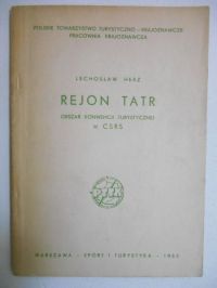 Rejon Tatr. Obszar konwencji turystycznej w CSRS