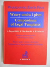 Wzory umów i pism. Compendium of Legal Templates + dyskietka