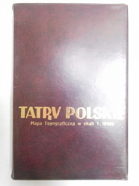 Tatry polskie – Mapa topograficzna w skali 1 : 10 000