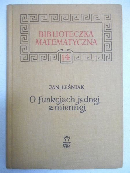 O funkcjach jednej zmiennej