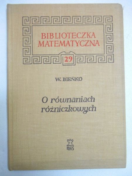 Bieńko W. - O równaniach różniczkowych