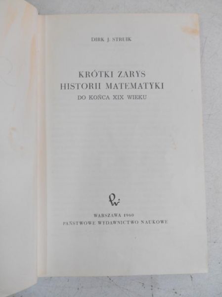 Krótki zarys historii matematyki