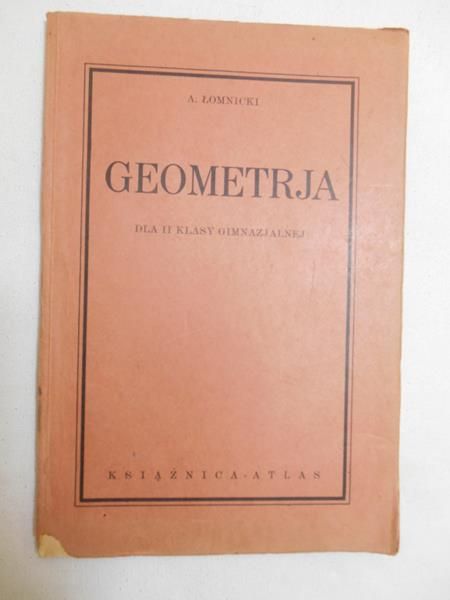 Geometrja, wyd. 1934 r.