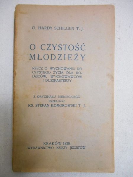 O czystość młodzieży, 1928 r.