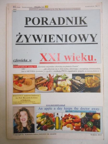 Poradnik żywieniowy człowieka w XXI wieku