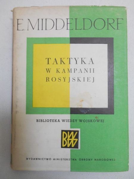 Middeldorf Eike - Taktyka w kampanii rosyjskiej