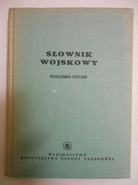 Słownik wojskowy, rosyjsko-polski