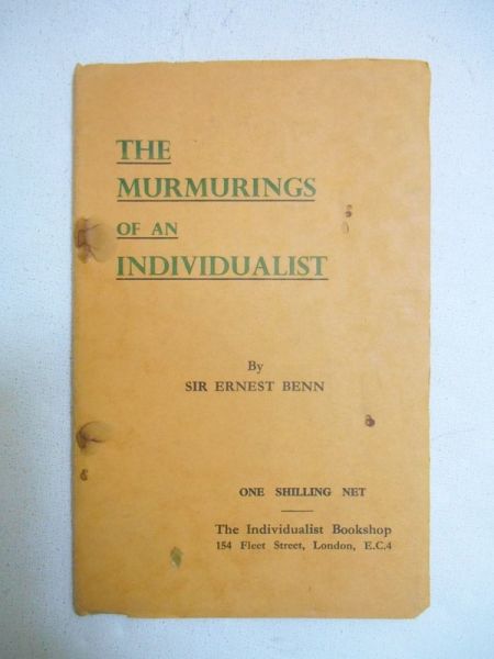 The murmurings of an individualist, 1941 r.