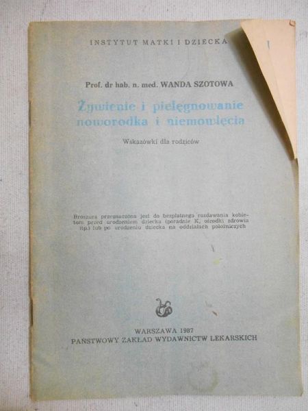 Żywienie i pielęgnowanie noworodka i niemowlęcia