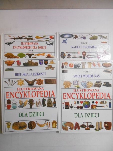 Kindersley Dorling - Ilustrowana encyklopedia dla dzieci. Tom I-IV