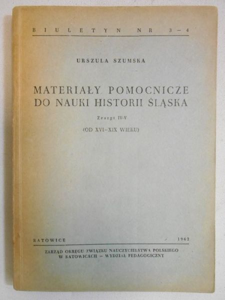 Materiały pomocnicze do nauki historii Śląska