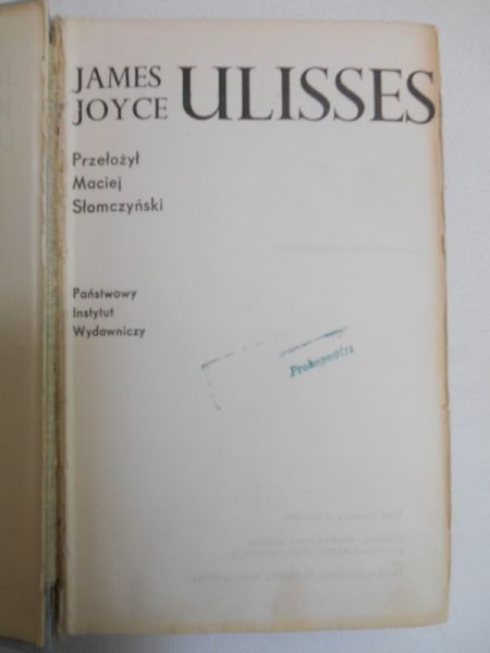 Joyce James - Ulisses