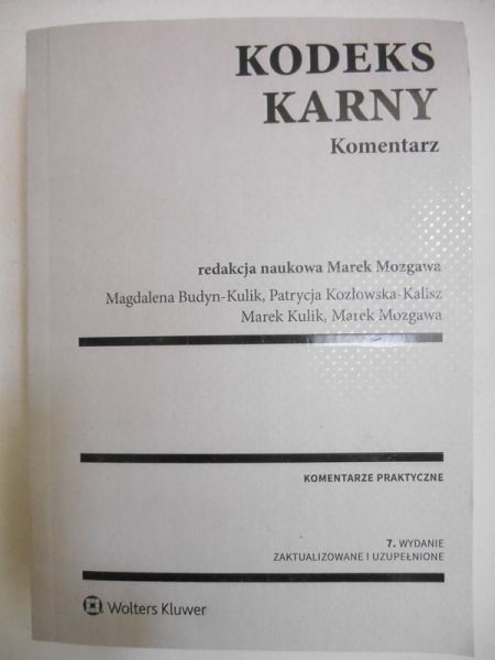 Kodeks Karny. Komentarz