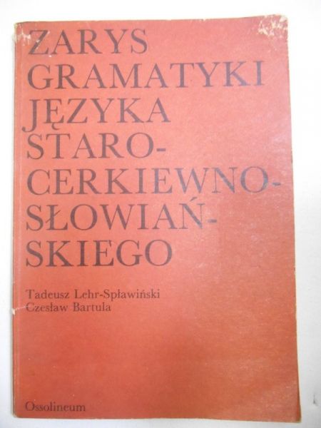 Zarys gramatyki języka staro  cerkiewno  słowiańskiego