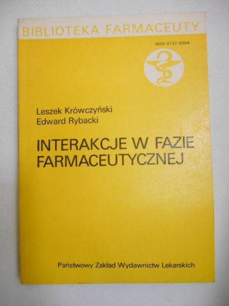 Interakcje w fazie farmaceutycznej