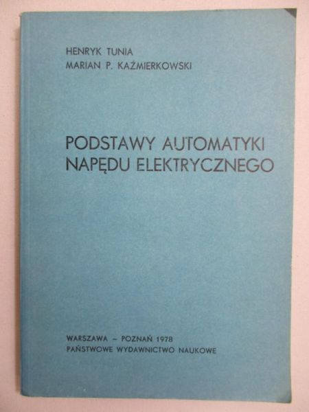 Podstawy automatyki napędu elektrycznego
