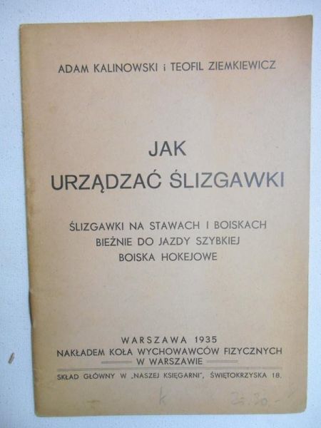Jak urządzać ślizgawki, 1935r.