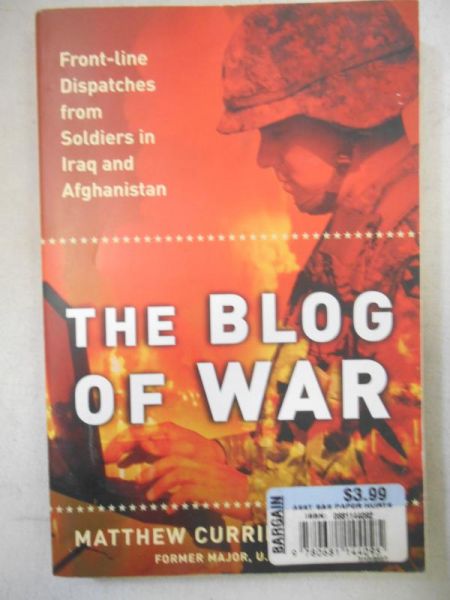 Currier Burden Matthew - The Blog of War