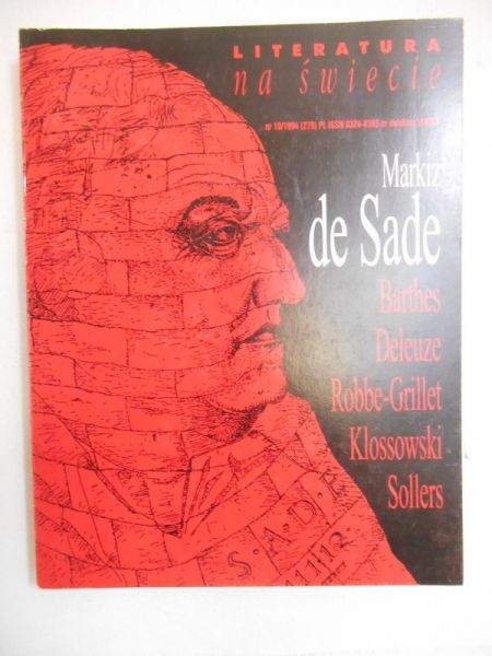 Literatura na świecie nr 10/1994. Markiz de Sade