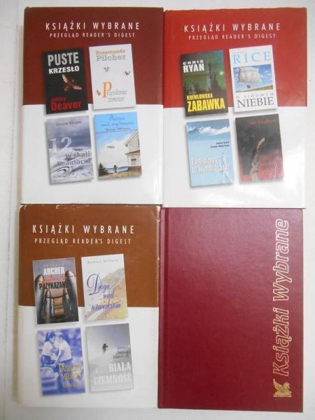 Książki wybrane: Readers' Digest, 4 książki
