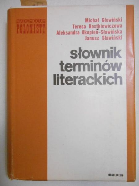Głowiński Michał - Słownik terminów literackich
