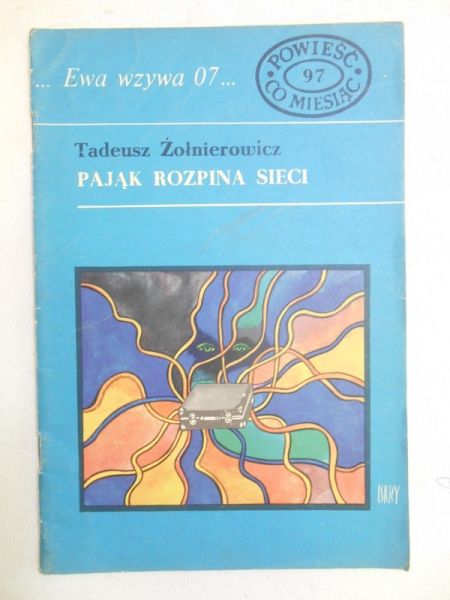 Pająk rozpina sieci