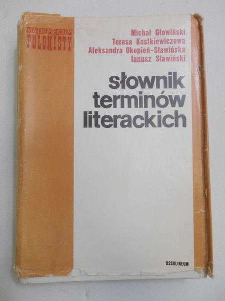 Głowiński Michał - Słownik terminów literackich