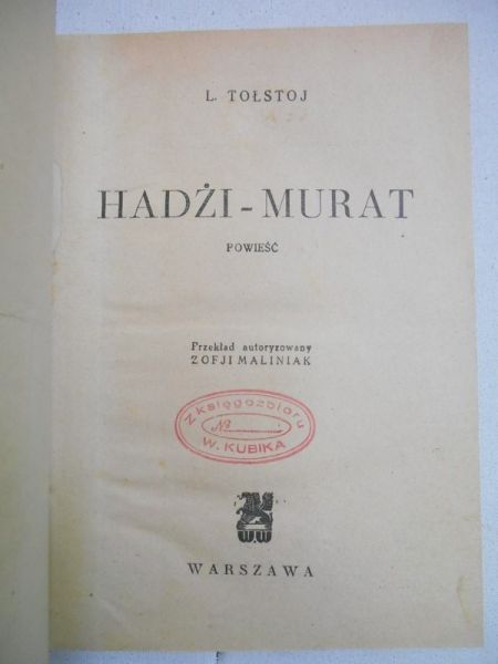 Hadżi-Murat, 1939 r.